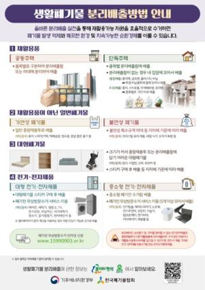 [기후에너지환경부· 한국폐기물협회] 생활폐기물 분리배출방법 안내